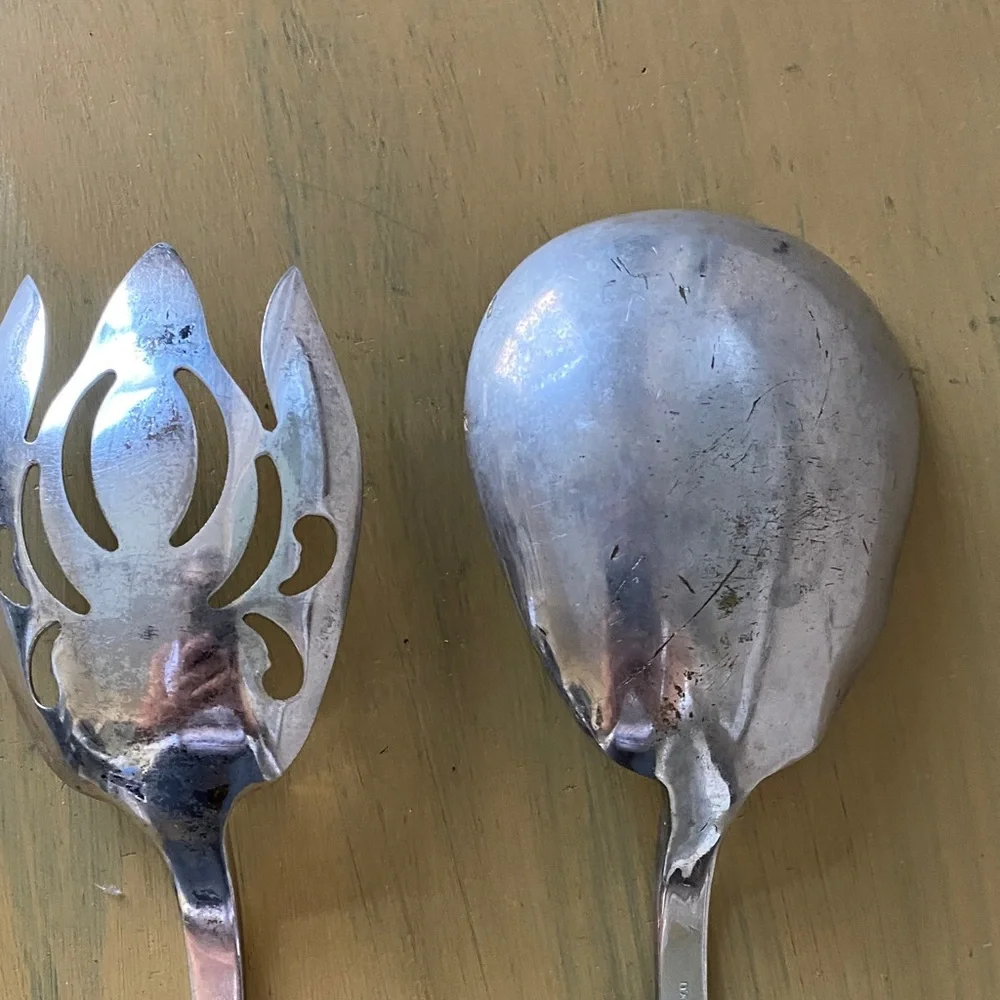 Vintage Silver Plate Serving Set